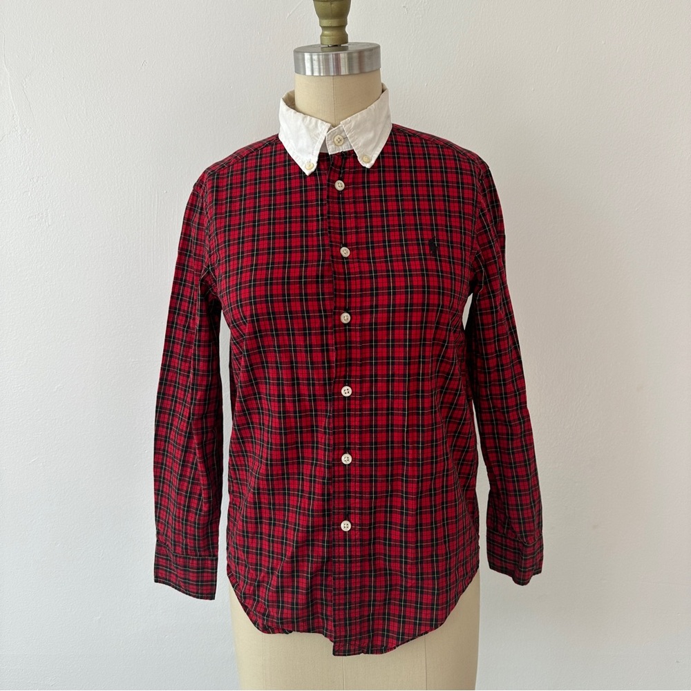 RL Plaid Button Down Shirt